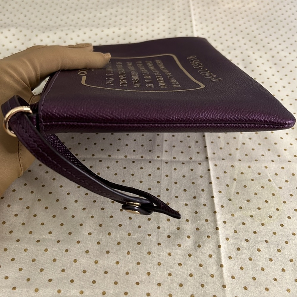 COACH Story patch city clutch with strap - Picture 8 of 8